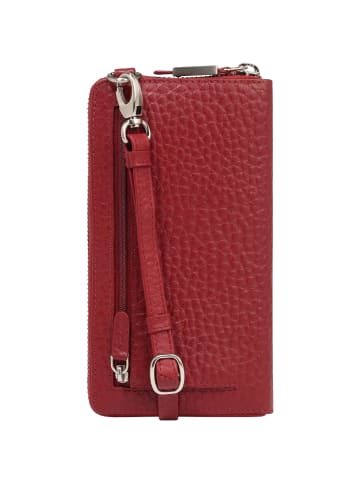 VLD VOi Leather Design Hirsch Handytasche Leder 16 cm in granat