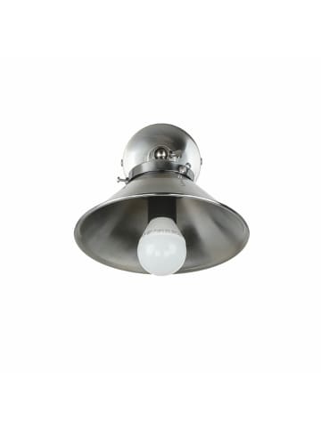 Licht-Erlebnisse Wandlampe (B)15 x (H)16 cm in Silber matt