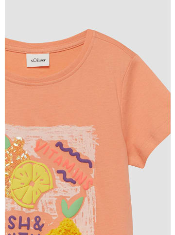 s.Oliver T-Shirt in 2218_hellorange