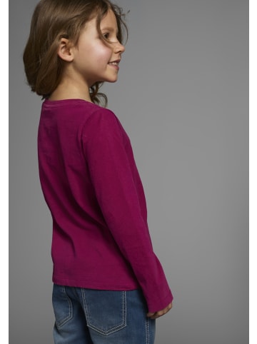 Kidsworld Langarmshirt in bordeaux