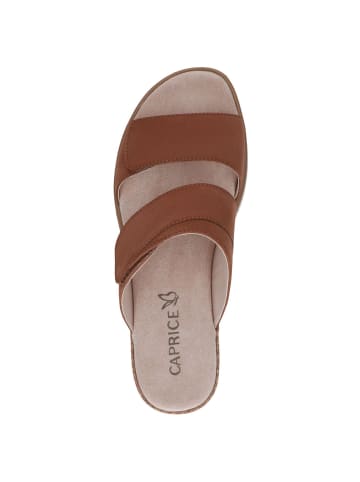 Caprice Pantolette in COGNAC NUBUC