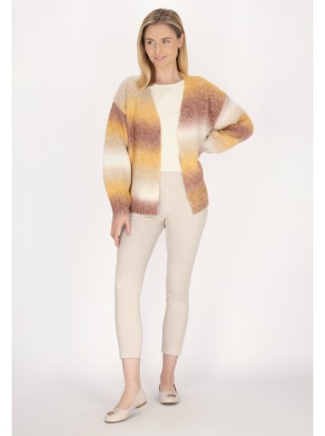 Albee Women Cardigan in Braun Mehrfarbig