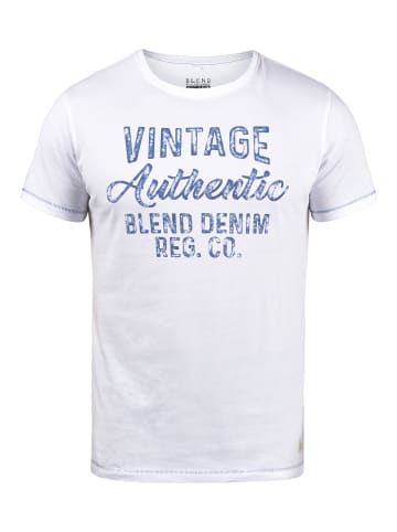 BLEND Rundhalsshirt BHFlorenz 20711237ME T-Shirt in Weiß