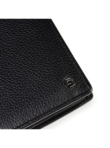 Esquire Houston Geldbörse RFID Schutz Leder 9 cm schwarz