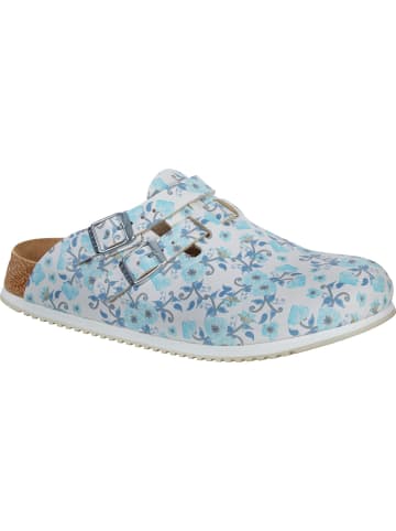 Birkenstock Pantoletten Kay SL Blooming Roses in blau