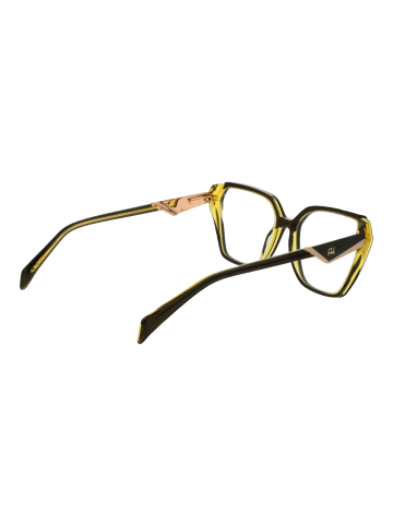 Ana Hickmann Frauen Optische Fassungen Trapezförmig Grün