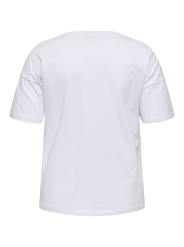ONLY Carmakoma T-shirt in Bright White