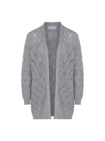 faina Cardigan in Grau Melange