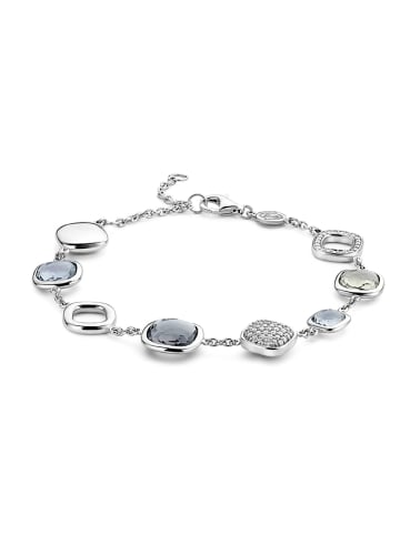 Ti Sento Milano Armband "mit Zirkonia und graublaue Kristalle" in Silber