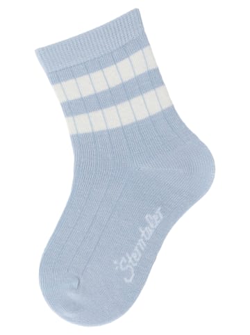 Sterntaler Socken 6er-Pack Rippe in blaugrau