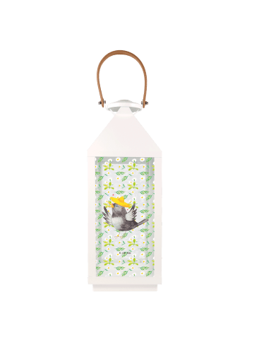 Mr. & Mrs. Panda Windlicht Rabe Sombrero ohne Spruch in Transparent