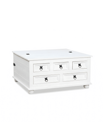 ebuy24 Couchtisch New Mexico Braun 92 x 92 cm