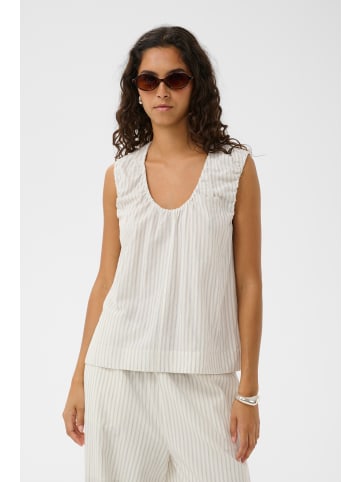 Soaked in Luxury Langarm-Bluse SLCandela Gerade Passform in White w. Blue Stripes