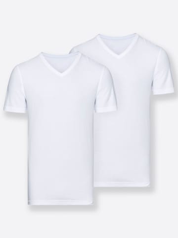 Bugatti Shirt in 2 Stück weiß