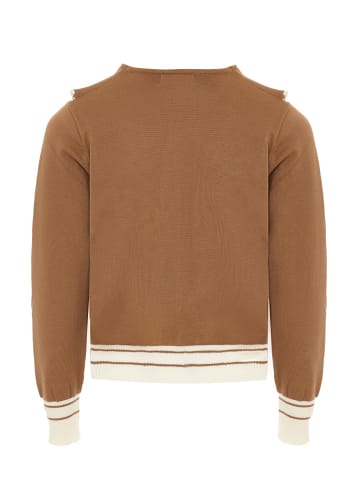 VIRITA Women Cardigan in Coffee