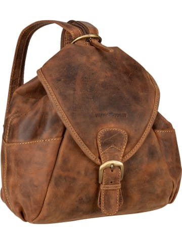 Greenburry Rucksack / Backpack Vintage 1716 in Sattelbraun