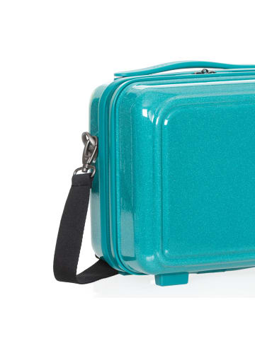 Mandarina Duck Logoduck + Glitter Beautycase 28.5 cm in glitter green