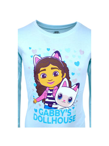 Gabby's Dollhouse Langarmshirt Gabby´s Dollhouse in Hellblau