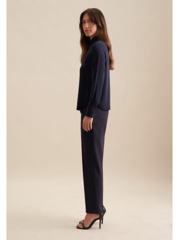 Seidensticker Hemdbluse Regular in Dunkelblau