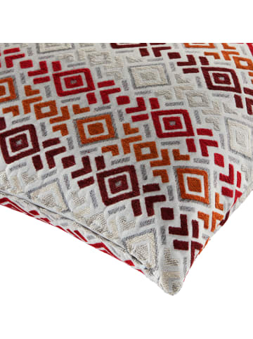 Erwin Müller Jacquard Kissenhülle 2er-Pack York in dunkelrot