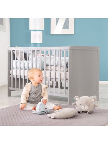 roba roba Beistellbett 60x120 cm taupe höhenverstellbar inkl. Lattenrost & Matratze