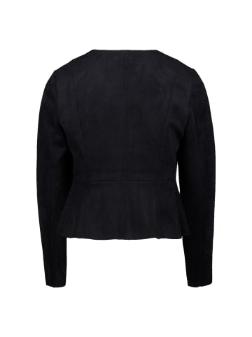 Zero  Blazer Wildlederoptik in Black Beauty