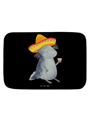 Mr. & Mrs. Panda Badematte Axolotl Tequila ohne Spruch in Schwarz