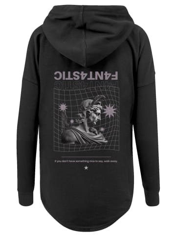 F4NT4STIC Oversized Hoodie SCULPTURE HOODIE WALK AWAY in schwarz