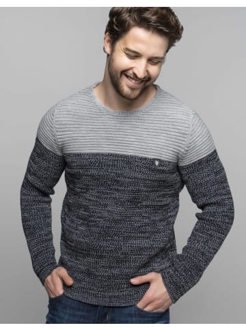 CARISMA Strickpullover in Grey-Navy