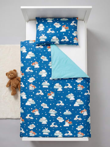 TupTam Kinder Bettwäsche 2-Teilig in blau Modell 2