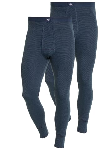 Haasis Bodywear 2er-Set: lange Unterhose m. Eingriff in schwarz