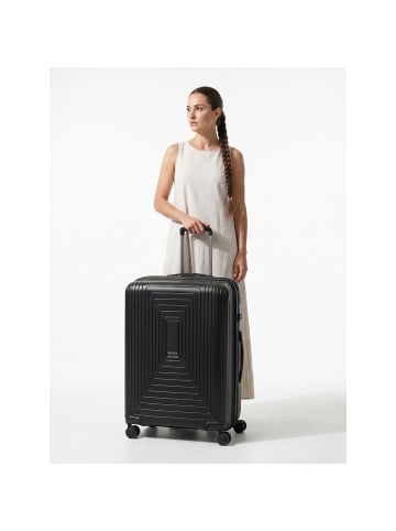 Redolz Essentials 14 4 Rollen Trolley L 77 cm mit Dehnfalte black metallic