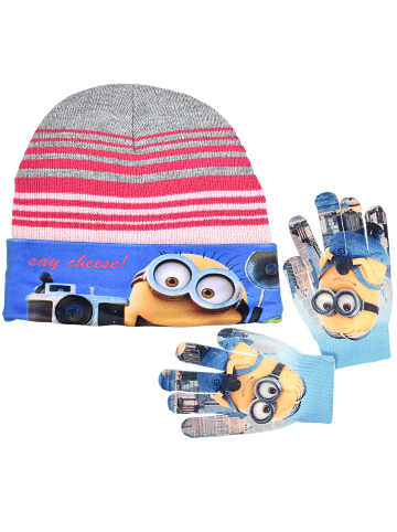 Minions Set Mütze & Handschuhe Minions in Bunt