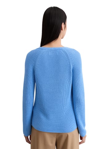 Marc O'Polo V-Neck-Strickpullover relaxed in cloudless blue