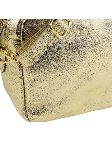 Toscanto Leder Umhängetasche Toscanto Tasche gold ca. 22cm