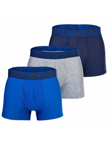 Under Armour Boxershort 3er Pack in Blau/Grau