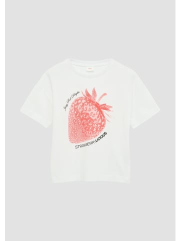 s.Oliver T-Shirt kurzarm in Weiß