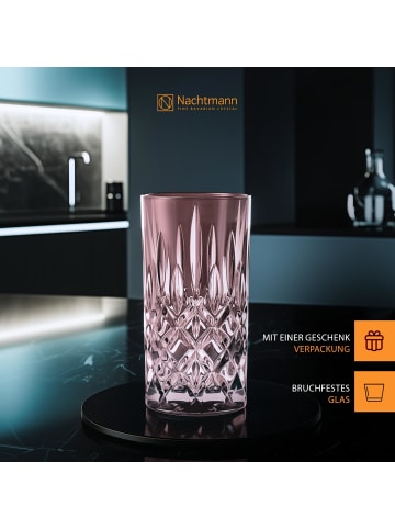 Nachtmann 2er Set Longdrinkgläser Noblesse Colors 395 ml in Rosé