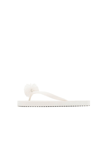 Flip Flop Zehentrenner "originals*fluffy" in white