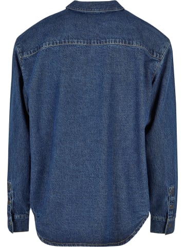 Urban Classics Urban Classics Hemden in mid indigo washed