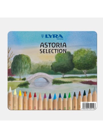LYRA Astoria Selection Super Ferby 18 Buntstifte im Metalletui in natur