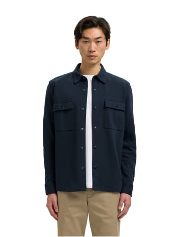 SELECTED HOMME Jacke SLHJACKIE SWEAT in Blau