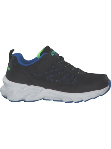 Skechers Slipper in black/blue/lime