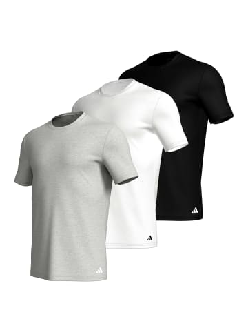 adidas 3er Pack Crew Neck T-Shirt in Mehrfarbig