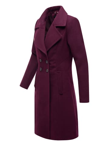 Navahoo Wintermantel Wooly in Wine