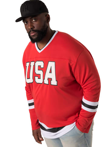 STHUGE Kurzarm T-Shirt in chilli rot