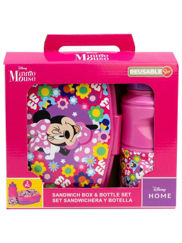 Disney Minnie Mouse 2er Set Kinderflasche (380ml) und Brotdoseim