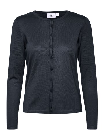 SAINT TROPEZ Strickjacke A8661, Classic fit in Night Sky
