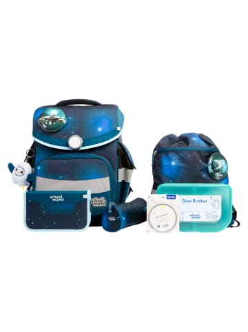 SCHOOL-MOOD Timeless Pro Schulranzen-Set 7-teilig in Weltall