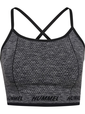 Hummel Hummel Top Hmlte Multisport Damen Atmungsaktiv Schnelltrocknend Nahtlosen in BLACK MELANGE